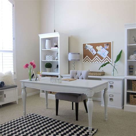 25 Shabby Chic Style Home Office Design Ideas Decoration