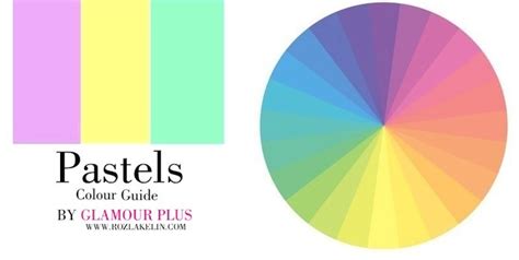 Love A Rainbow Wedding In Pastels Heres A Colour Chart Of Pastels By