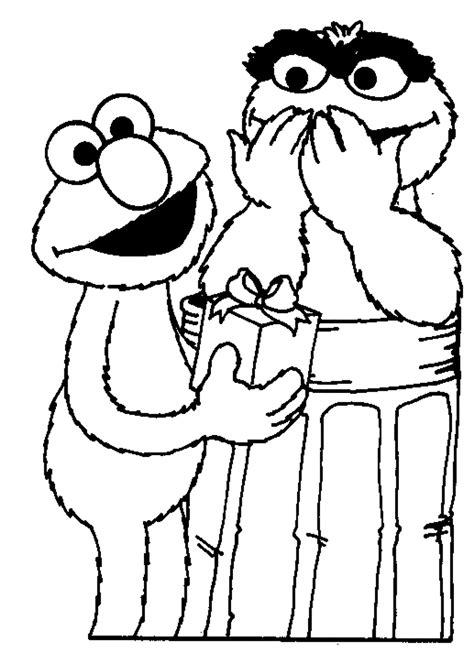 Print And Download Elmo Coloring Pages For Childrens Home Activity