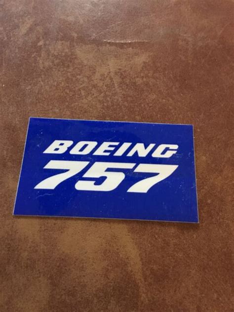 Boeing 757 Sticker Decal Free Shipping In Usa Ebay
