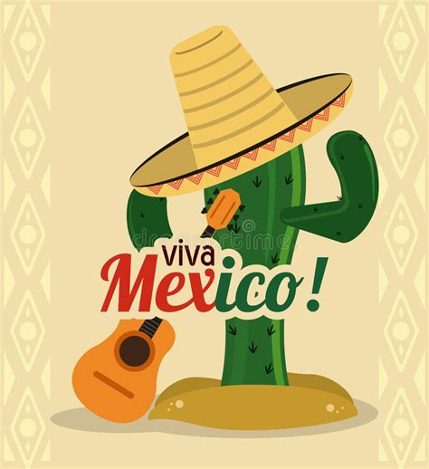 Voir plus d'idées sur le thème dessin, peinture, peinture femme. Cactus Avec L'icône De Chapeau Culture Du Mexique Dessin ...