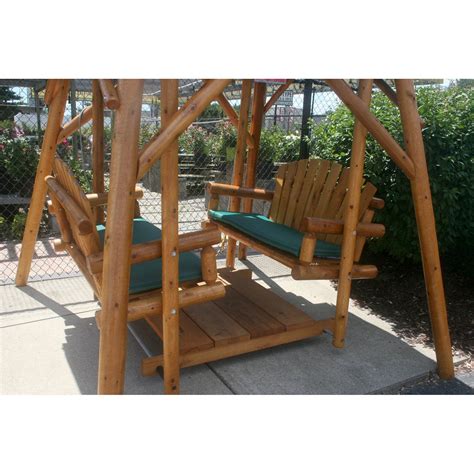 Find many great new & used options and get the best deals for double outdoor canopy swing green at the best online prices at ebay! Have to have it. Adirondack Double Glider Swing and Frame ...