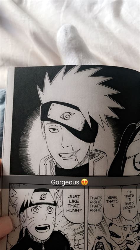 Kakashi Face Reveal In The Official Character Data Book Thank You