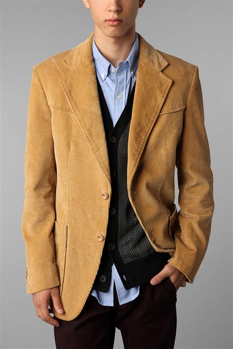 Urban Renewal Vintage Corduroy Blazer Vintage Clothing Men Mens