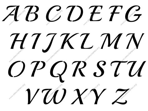 Каллиграфические и скриптовые шрифты с кириллицей. Vintage Calligraphy Number Stencils 0 to 9 - Stencil Letters Org