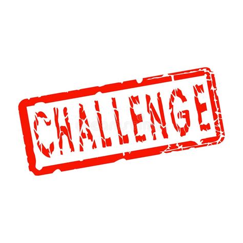 Challenge Word Barricade Overcome Adversity Difficulty Stock