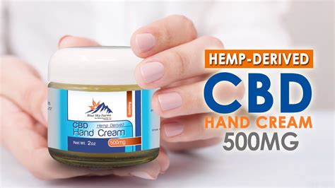 hemp derived cbd hand cream 500 mg 2oz youtube