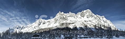 Mont Blanc Aosta Vallley Italy Stock Photos