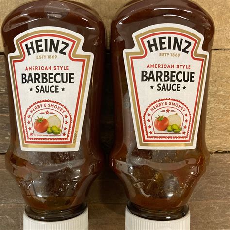 1kg Heinz American Style Squeezable Barbecue Sauce 4x Bottles Of 250g