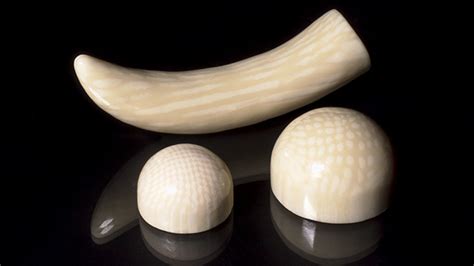Resin Imitation Ivory With A Pseudo “engine Turned” Structure Gems