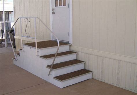 Metal Stairs Mobile Homes Ideas Kelseybash Ranch 15247