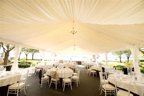 Elegant White Tent Reception Venue