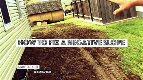 Many professionals grade land successfully using a lesser slope than that, but those who wish to be on the safe side err on in the direction of the. HOW TO FIX A NEGATIVE SLOPE | Basement Drainage Tips! tips of the day #howtofix #technology # ...