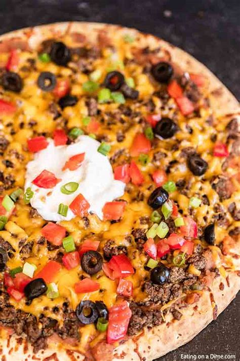 Taco Pizza Recipe Easy And Delicious Mexican Pizza Recipe