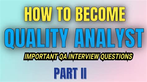Quality Analyst Interview Questions Answer Qa Interview Bpo Part Youtube
