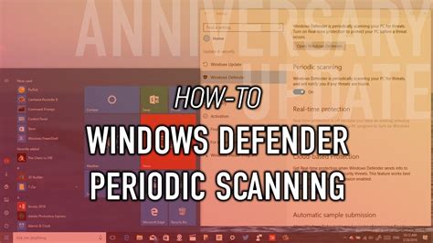 How To Use Windows Defender Limited Periodic Scanning On Windows 10