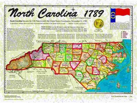 North Carolina Admitted As 12th State Of The Union 230 Years Ago