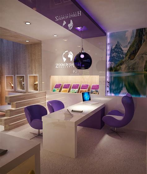 Conceptual Design Travel Agency On Behance Interiores De Oficina