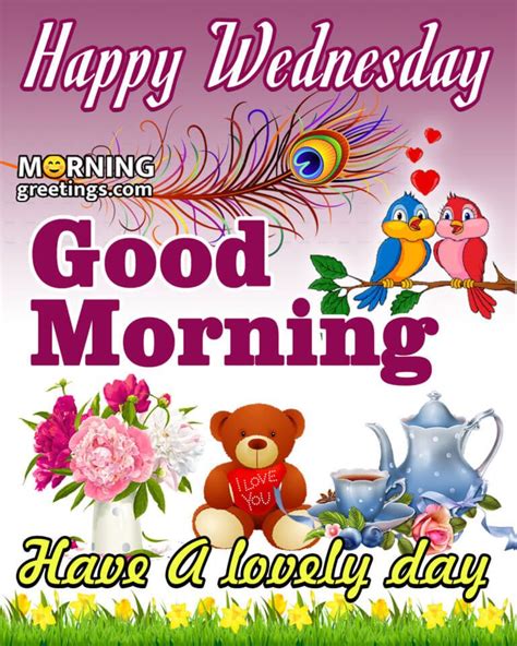 50 Good Morning Happy Wednesday Images Morning Greetings Morning