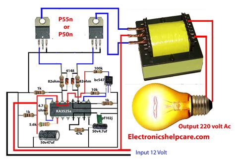 Dc To 3 Phase Ac Inverter Circuit Diagram