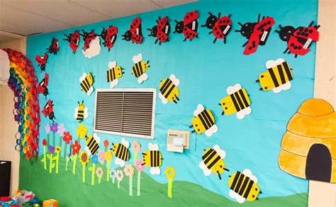 Bug Wall Insect Crafts Bug Wall Elementary School Classroom