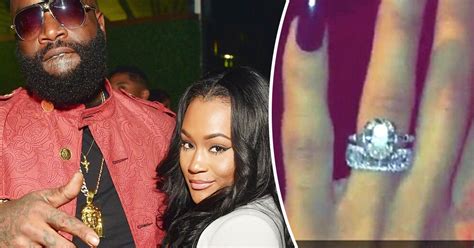 Rapper Rick Ross 39 Gets Engaged To Lira Mercer 21 With Very Big