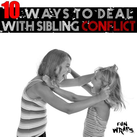 10 ways to deal with sibling conflicts blog 10 ways to deal with sibling