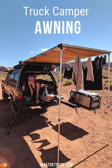 Truck Camper Awning How To Install A Rear Awning For Truck Camping