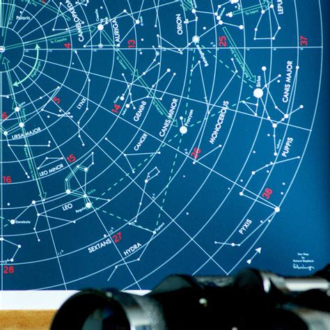 Constellations Star Map Print By Mirrorin
