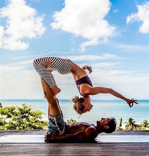 25 acroyoga couples who prove nothing is sexier than being fit together couples yoga poses acro