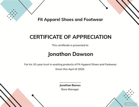 Certificates of recognition serve as a powerful tool to acknowledge an individual achievement as well as motivate and inspire others to do better. Customer Appreciation Certificate Template Free PDF - Word (DOC) | PSD | InDesign | Apple (MAC ...
