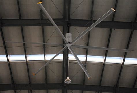 7m 24feet Big Air Ventilation Industrial Ceiling Fan Warehouse 220volt