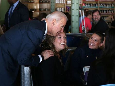 Joe Biden Gets Up Close With Stephanie Carter Defence Secretarys Wife Au