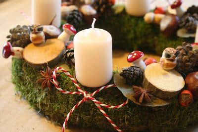 Adventi koszorú négyszer | Xmas deco, Pillar candles, Christmas projects