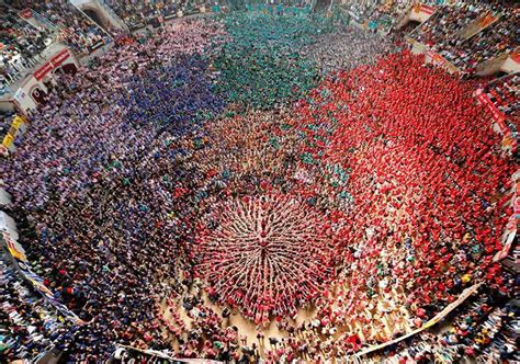 Spains Human Towers Where You Must Step On People To Get Ahead