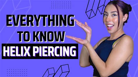 Helix Piercing 101 👂 Youtube