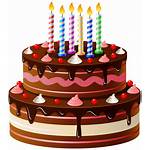 Cake Birthday Clip Colorful Happy Clipart Cakes