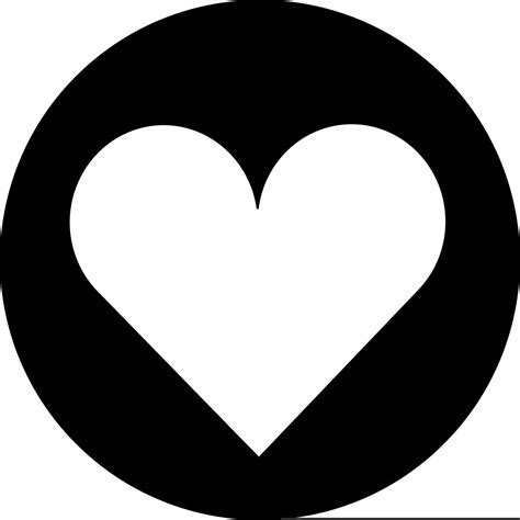 Black Heart Outline Clipart Free Images At Vector Clip