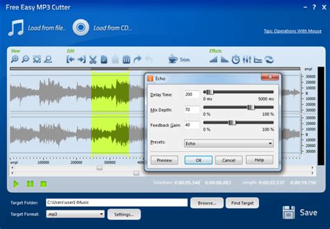 The interface of mp3cutter is highly intuitive and a breeze to work with. Download Free Easy MP3 Cutter 4.7.4