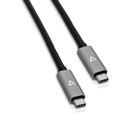 V7 Usb Cable Usb C Male To Usb C Male 2m 66ft Gray