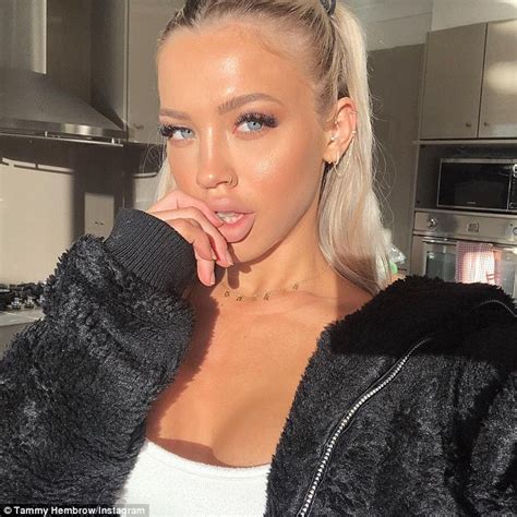 Stretching Up Instagram Model Tammy Hembrow Flaunts Her Curvy Derrière As She Twirls In The Sun