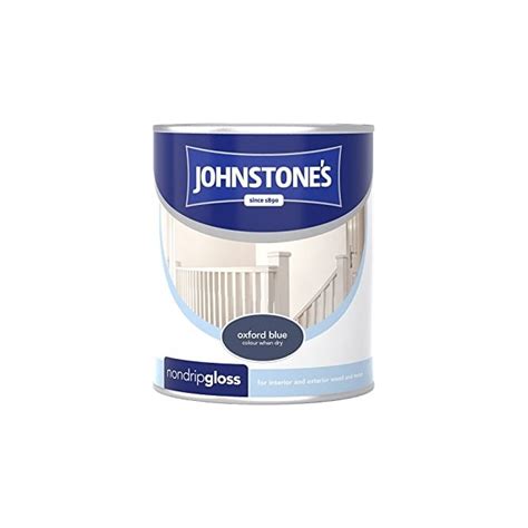 Johnstones 750ml Oxford Blue Non Drip Gloss Paint Uncategorised From