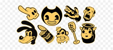 Bendy And The Ink Machine Bendy And The Ink Machine Stickers Png