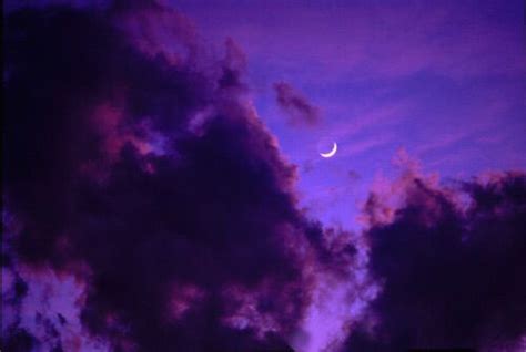 Purple Night Sky Fotografia Paisaje Paisajes Morados Paisajes