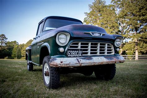1955 Chevrolet 3600 Pickup Napco 4x4 4 Speed For Sale On Bat Auctions