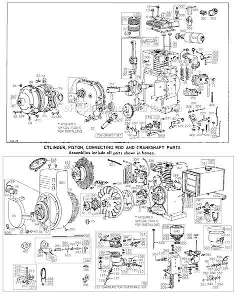 Older Briggs And Stratton Engine Parts Diagram