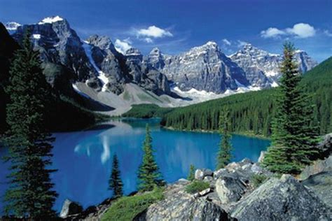 Rocky Mountains Moraine Lake Banff National Park Poster Sold At