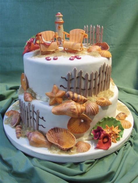 46 beach wedding cakes ranked in order of popularity and relevancy. Unique Beach Wedding Cake Design - Best Collections Cake ...