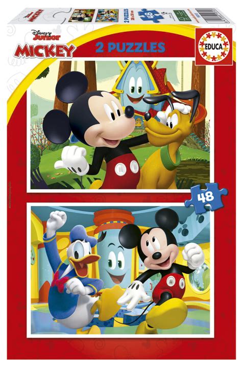2x48 Mickey Mouse Fun House Educa Borras