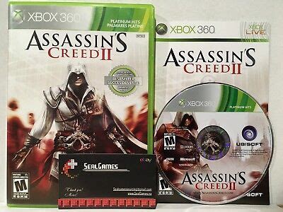 Assassin S Creed Ii Microsoft Xbox Complete Cib Very Good
